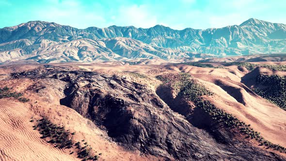 Aerial View of the Sahara Desert alt