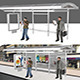 Bus Stop Scene with Smart Objects - GraphicRiver Item for Sale