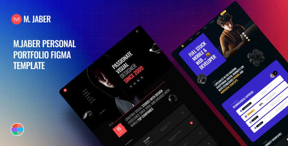 Jaber - Personal Portfolio Figma Template