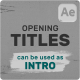 Opening Brush Titles - VideoHive Item for Sale