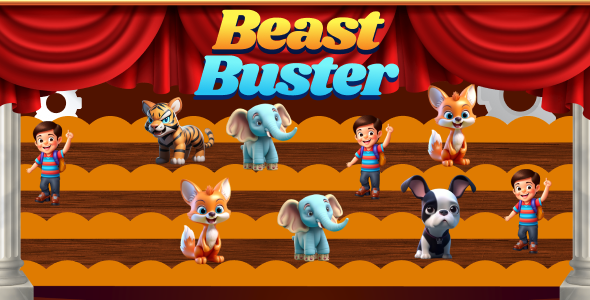 Beast Buster - HTML5 Shooting Arcade Game with Admob