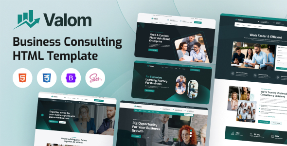 Valom – Business Consultancy HTML Template – 0 Sold!