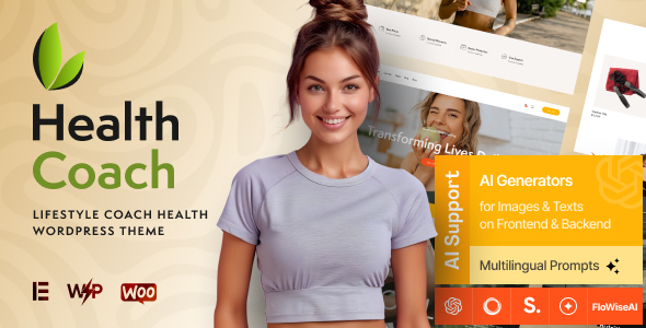 Health Coach - Mentor & Lifestyle Coach WordPress Theme