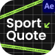 Sport Quote - VideoHive Item for Sale