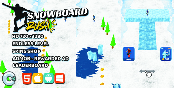 Snowboard Rush (Construct 3 | HTML5)
