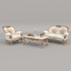 Classic European Style Sofa and Armchair Set 10 - 3DOcean Item for Sale