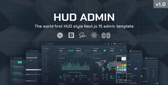 HUD - Next.js 15 Bootstrap Admin Template