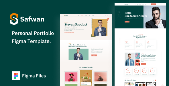 Safwan - Personal Portfolio Figma Template