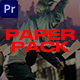 Vertical Paper Transitions Pack - VideoHive Item for Sale