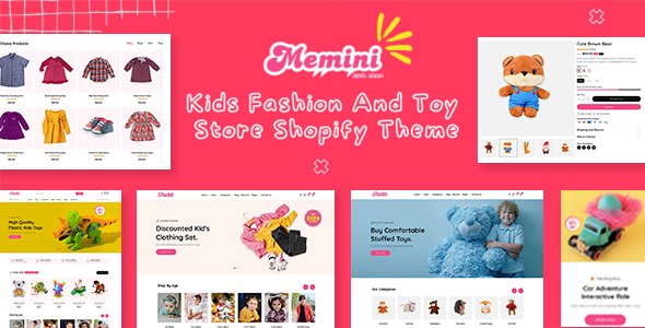 Memini – Modern & Minimal Kids Fashion & Toy Store Shopify Theme – 0 Sold!