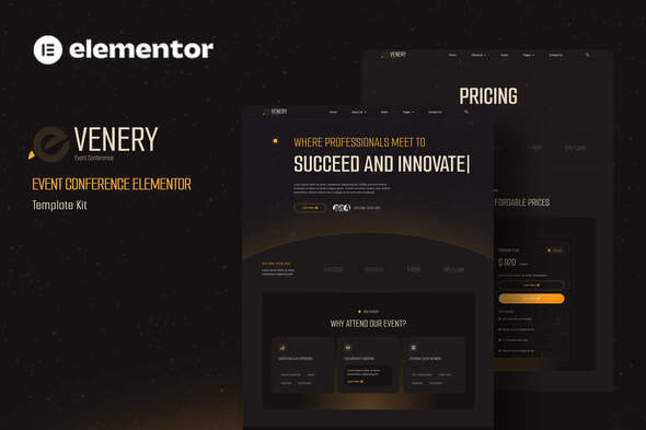 Evenery – Event Conference Elementor Template Kit – 0 Sold!