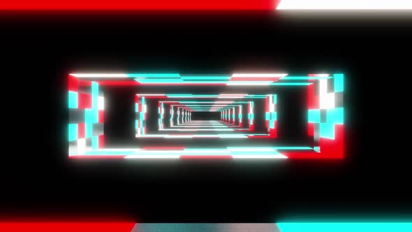 Space Room Travel Through Background Vj Loop HD