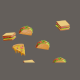3D Animation of Sandwiches, Tacos, and Pizza Soar Through the Air - VideoHive Item for Sale