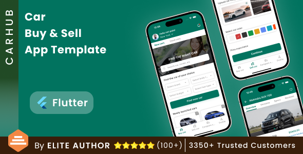 Car Buy & Sell App Template in Flutter | Cars24 Clone Flutter | CarHub