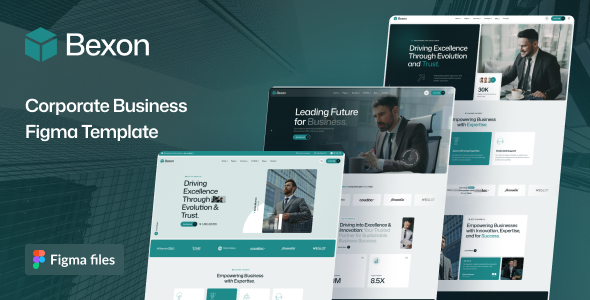 Bexon - Corporate Business Figma Template