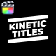 Kinetic Typography Titles / FCPX - VideoHive Item for Sale