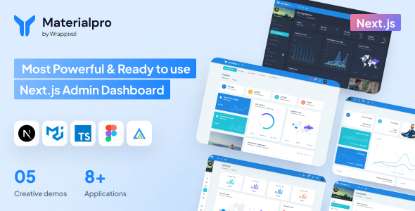 MaterialPro - Next.js Admin Dashboard