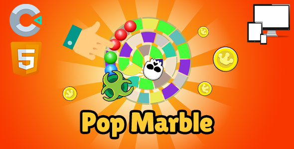 Pop Marble - Construct 3 - HTML5