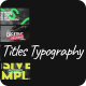 Titles - VideoHive Item for Sale