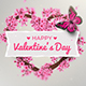 Valentines Flower Heart Intro - VideoHive Item for Sale
