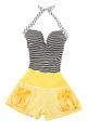 Sweetheart halter cute striped fashion look - PhotoDune Item for Sale