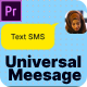 Universal Message Tool MOGRT for Premier Pro - VideoHive Item for Sale