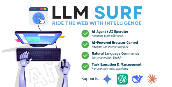 LLM Surf - AI Operator - AI Agent - Browser Automation