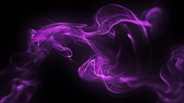 Purple Particles Background Loop
