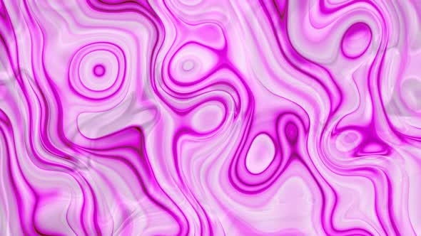 White Pink Color Ink Wave Motion Liquid Animated Background