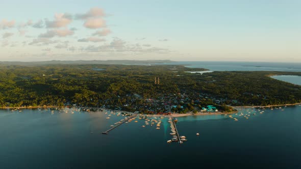 City General Luna on the Coast of Siargao Island