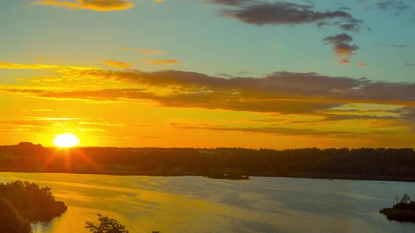 Sunrise on the Lake, time-lapse