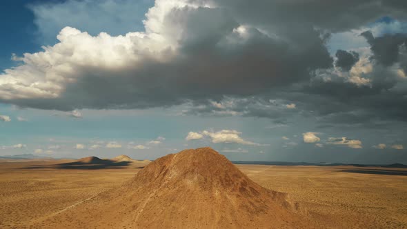 Mojave Desert Aerial Clouds