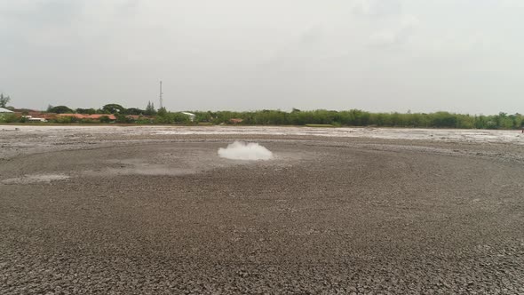 Mud Volcano Bledug Kuwu, Indonesia