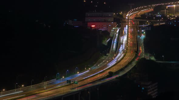 Chongqing Highway Traffic Aerial China