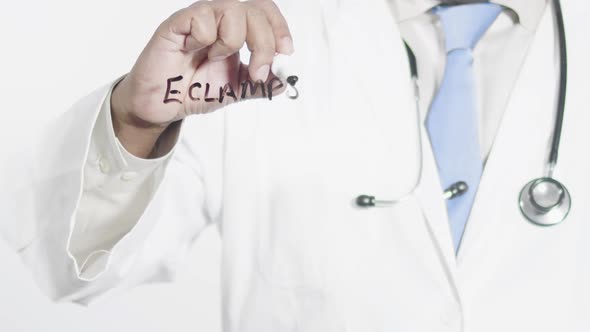 Asian Doctor Writes Eclampsia 