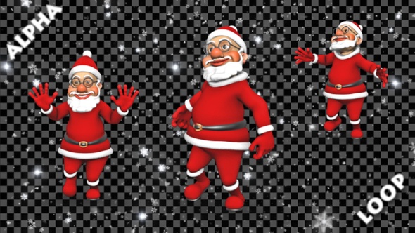 3D Santa Dance 2 (Alpha Loop)