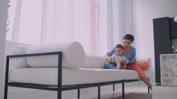 Mother and Son Read Books