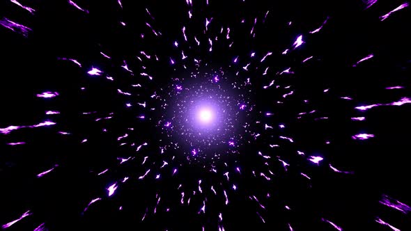 Purple Sparks Particles