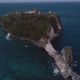 Aerial Top View of Tropical Island Washed By Blue Water of Ocean, Atuh Beach - VideoHive Item for Sale
