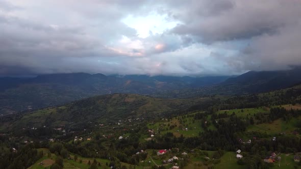 Scenic Aerial Landscape