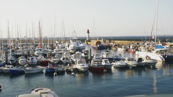 Typical French harbor (Bretagne)