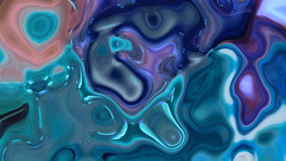 abstract colorful liquid background, blue purple Dark Color Water Paint Liquid Animation