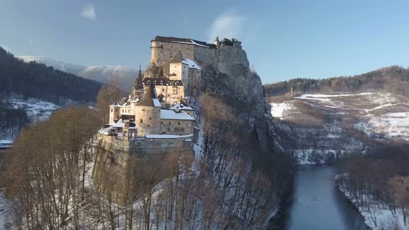 Aerial Dracula Castle