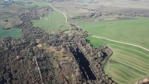 Autumn Landscape Aerial View 18