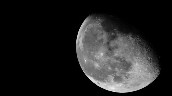 Moon Close-up. Planet Satellite.