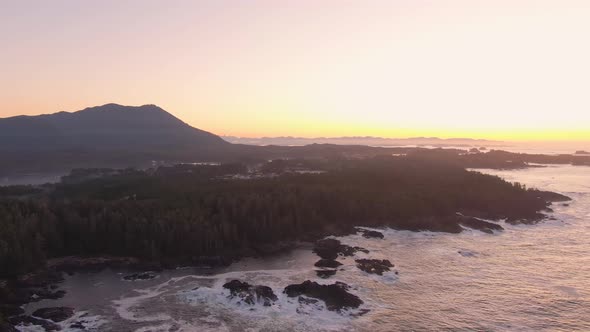 Coastline Near Tofino and Ucluelet Vancouver Island, British Columbia, Canada