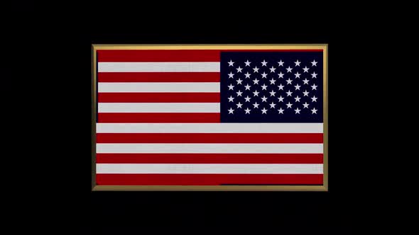 Usa 3D Flag