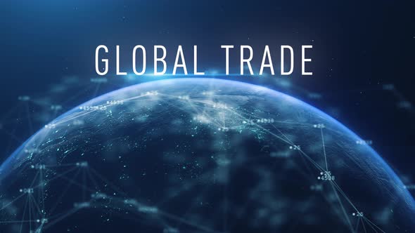 Global Abstract Cyber Earth Global Trade alt