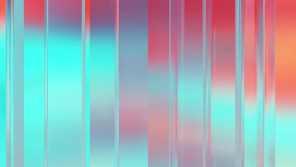 Abstract Glass Prism Colored Minimalist Background 3d Render