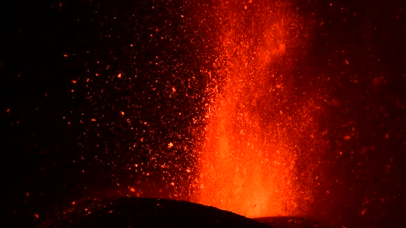 Volcanic eruption in La Palma Canary Islands 2021